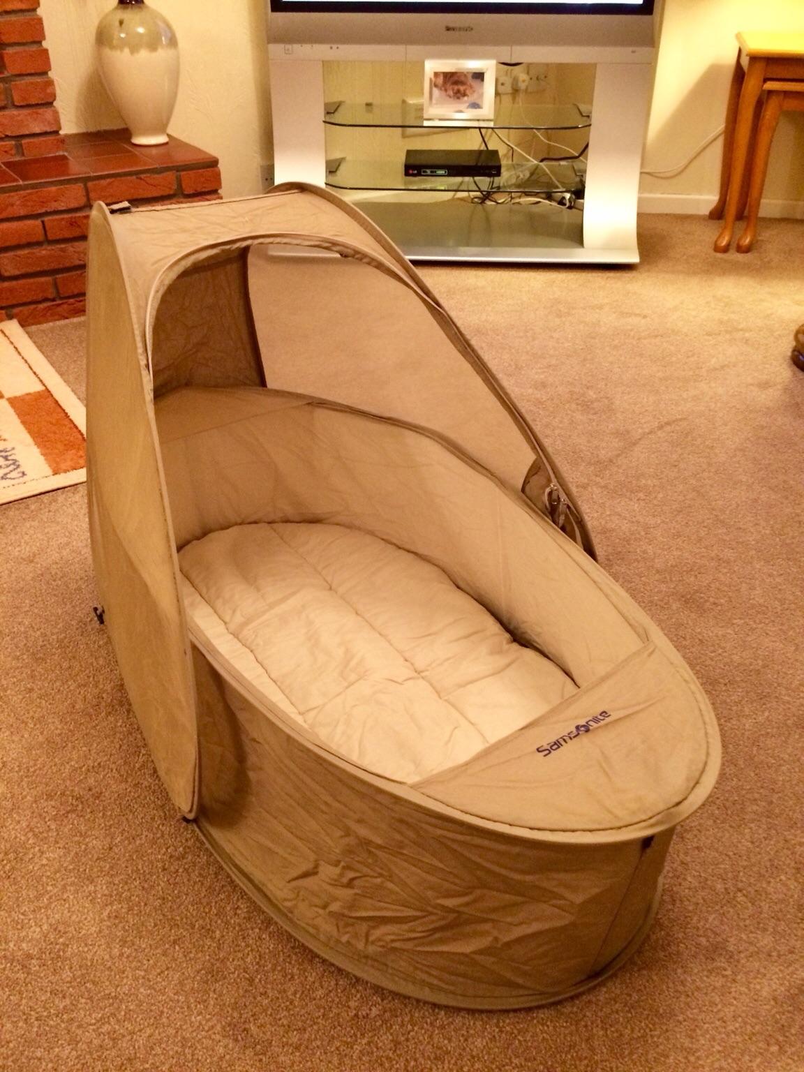 Samsonite pop up shop travel cot instructions