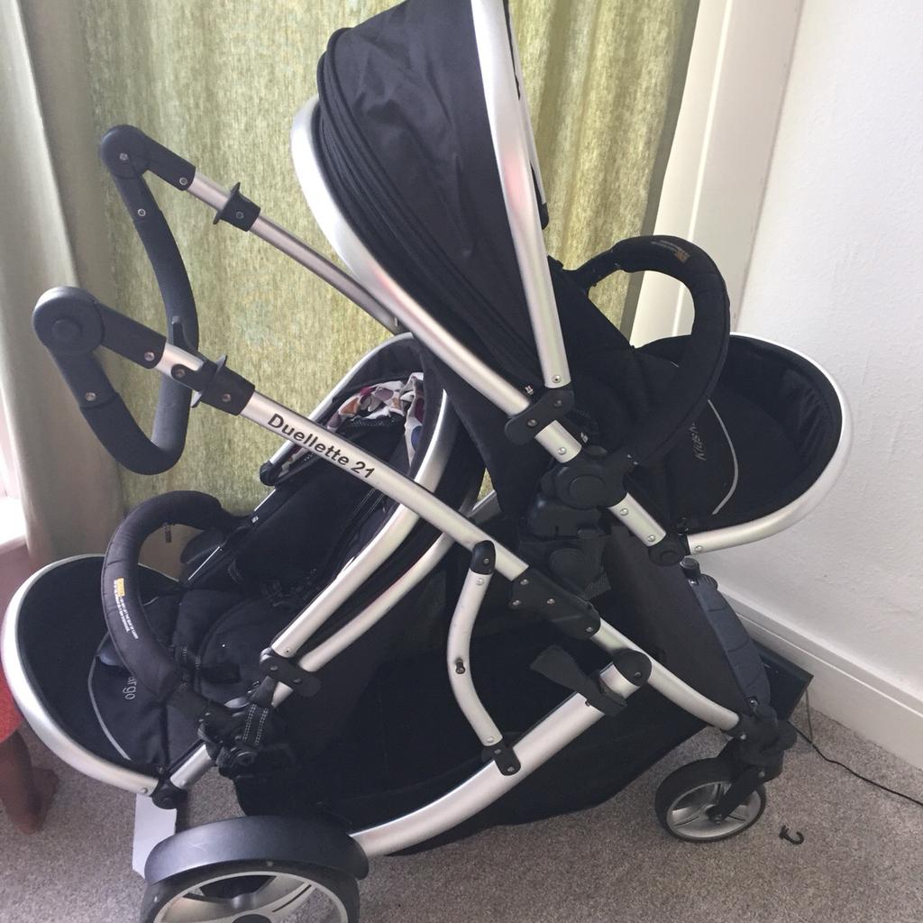 Kk double pram on sale