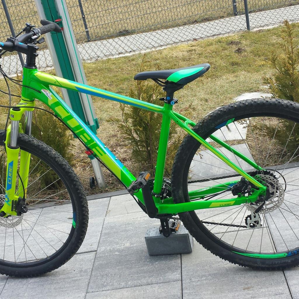 Fahrrad Cube Aim SL green n blue Hardtail in 09432 Gro olbersdorf