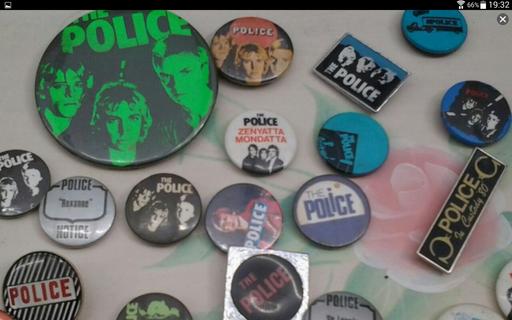 Buy & Sell West Midlands Birmingham - Photos for The police band vintage music badges