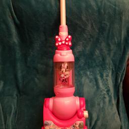 lovely pink minnie mouse hoover little balls fly around inside when pushed
originally from the disney store 
Great kids toy but my girl has well outgrown it
collection Wythenshawe m22