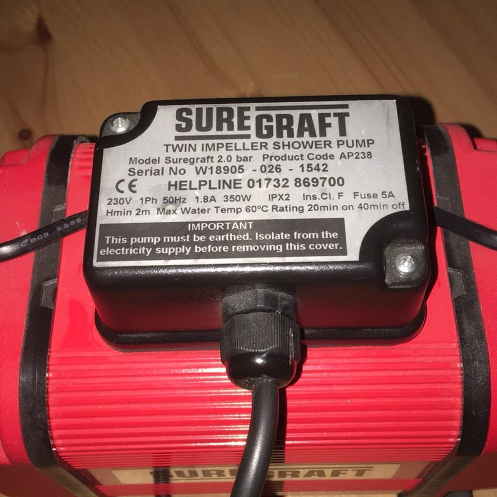 Suregraft twin impeller shower pump used in LN2 Lincoln für 50,00 £ zum