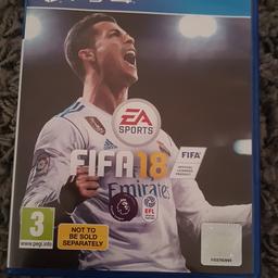 Latest Fifa 18 for PS4, very good condition, hardly played.