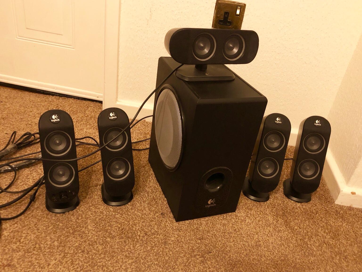 Logitech X530 5.1 Speakers with subwoofer in Bradford for £30.00 for