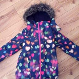 Girls coat age 7-8 in good condition from a smoke free home