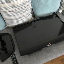 Selling this 32” LG tv (model LG32LN540B)

Details:
1366x768 resolution, HD Ready
Built-in Freeview
Connect to other devices via 2 HDMI connections

This was on our bedroom wall and is in great working condition. Selling with original remote and stand as we are now moving.