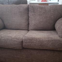 Nearly new two matching 2 seater sofas from Argos cost 900 and been in unused room very good condition accept 200 for both buyer collects