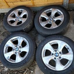 16 inch original alloys and wheels taken from a 3 series 2013 model (F30). Only removed as I put on18 inch rims.

Alloys in great condition no major scuffs at all. All 4 tyres are included and are all runflats in excellent condition with great tread depth.

Willing to negotiate