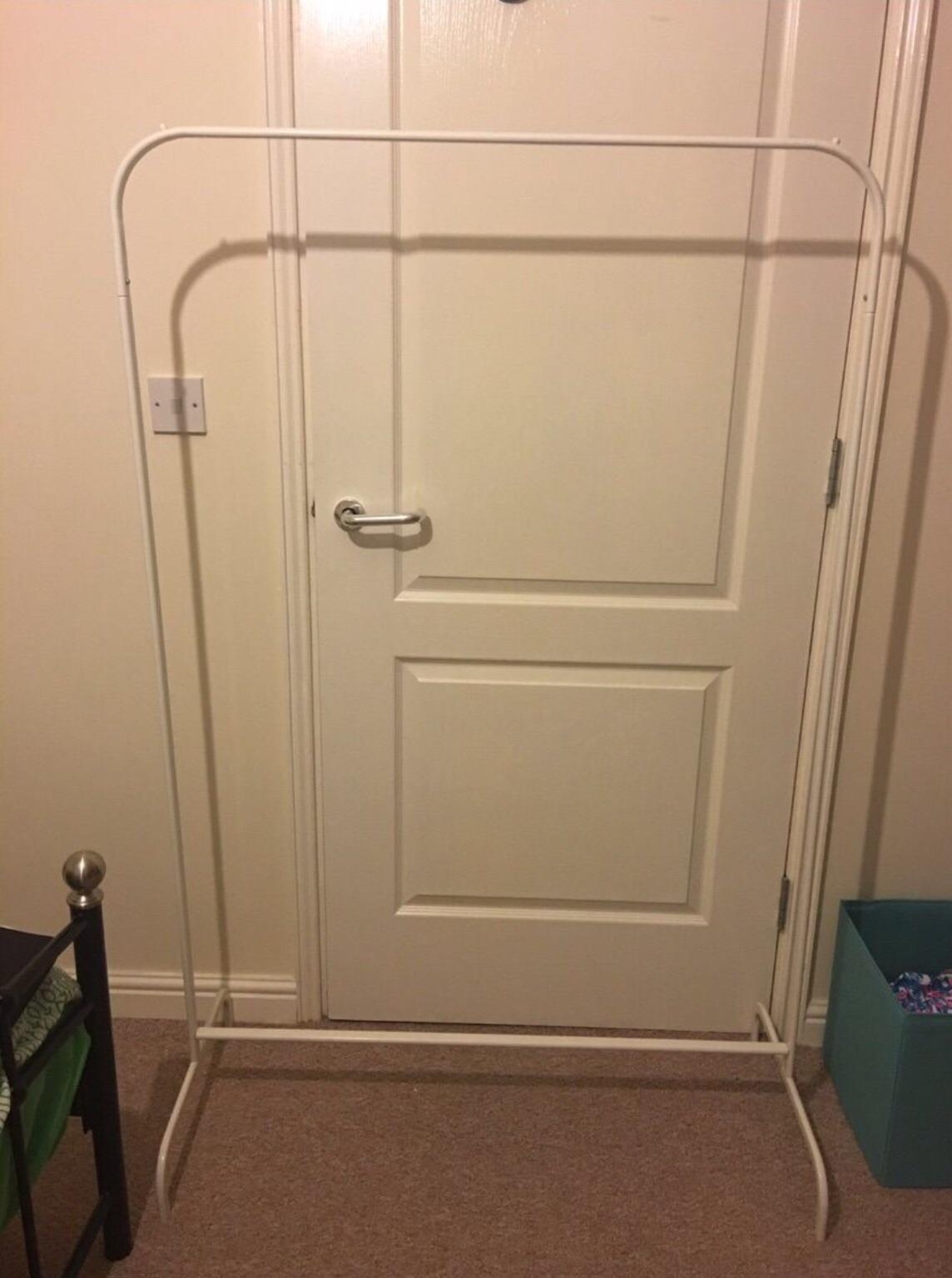 IKEA Rail 60 Cm In Polished Brass Color With 5 Hooks | Wall-Mounted Organizer For Kitchen Utensils