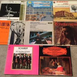 8 Classical LP Vinyls - Schubert, Dvorak, Beethoven, Mendelssohn and others

Cash on collection 

Any questions please ask