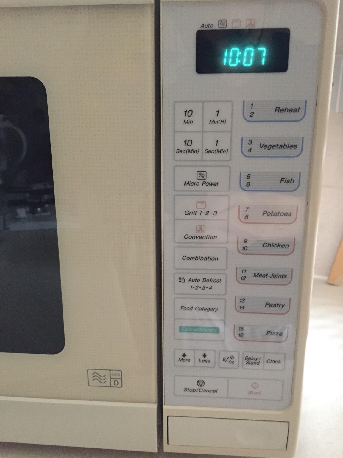 Microwave Panasonic Dimension 4 Genius in CV31 Warwick für 20,00