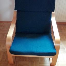 Gut erhaltener Sessel mit Stoffbezug in blau

Nur Selbstabholung