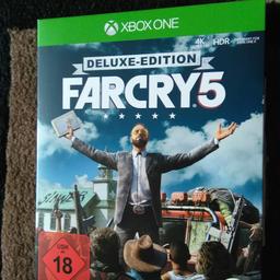 Far cry 5  deluxe edition + game protect Versicherung ( wenn cd kratzer hat, bekommst du eine neue) laden: Gamestop 
Game heute gekauft 31.03.2018
Also wie neu. Einmal gespielt