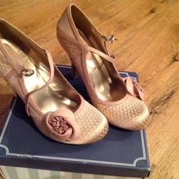 Ruby Shoo Rose Belle shoes size 7.

Only worn once for a wedding mostly indoors. Condition like new.