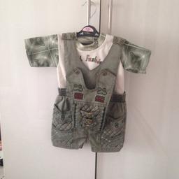 Brand new Never wore without tag
Full Grey Tracksuit Can be wore at summer
Size: 3 to 6 month