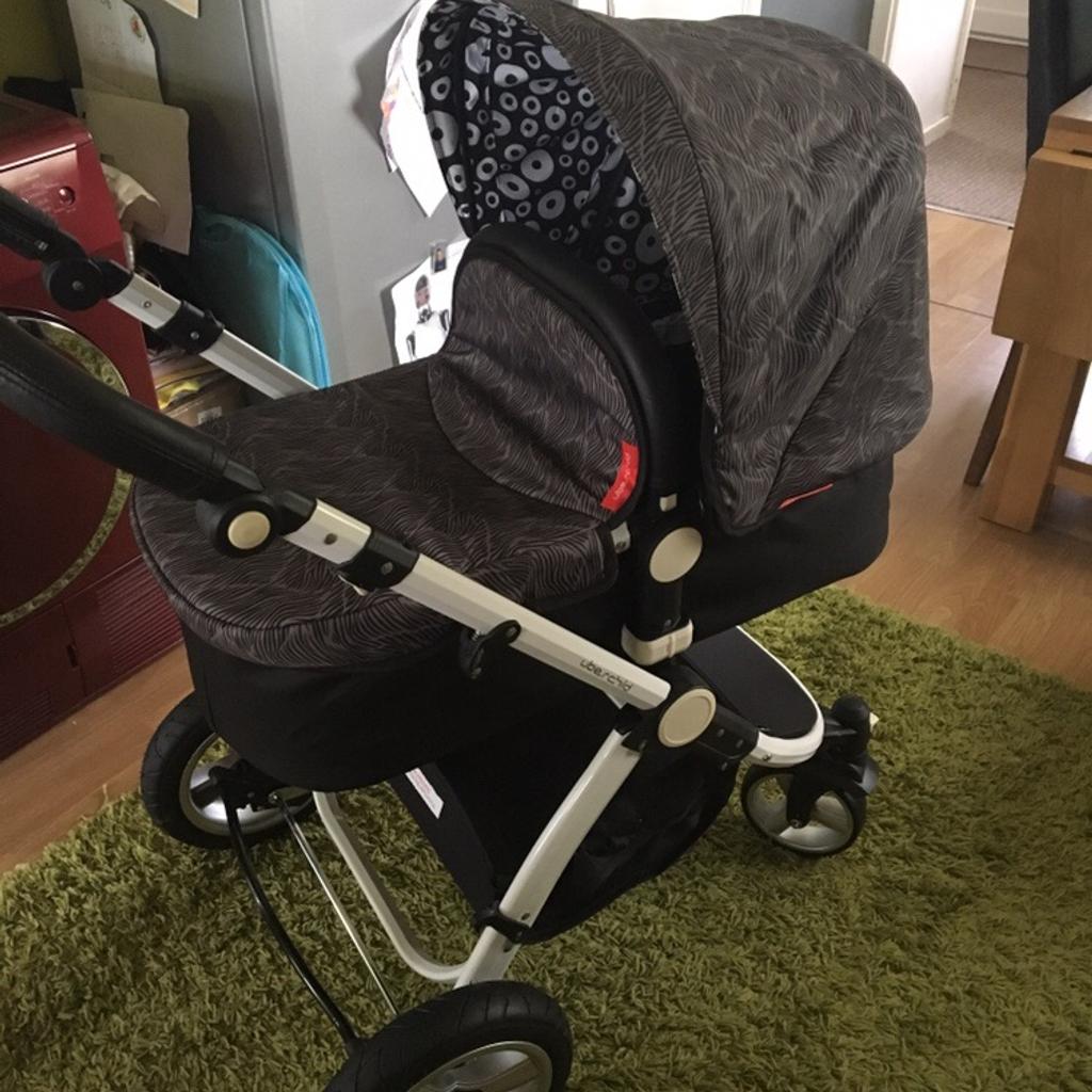 Pram Travel System and Isofix Base Uberchild. in NP44 Cwmbran for