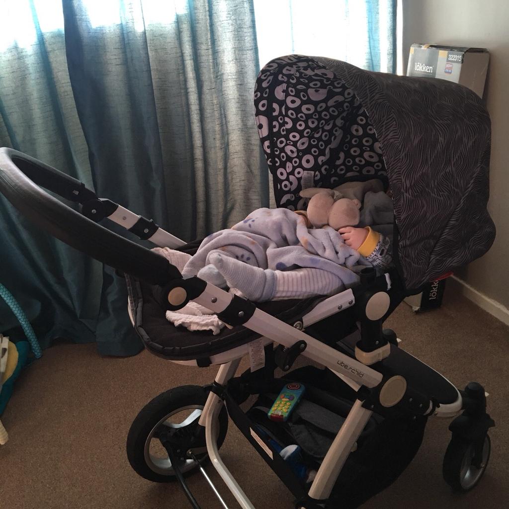 Pram Travel System and Isofix Base Uberchild. in NP44 Cwmbran for