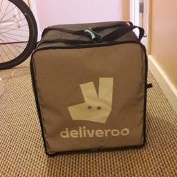 Deliveroo cyclist thermal bag. In great condition only used for 2 shifts, no longer needed