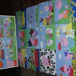 There are 12 peppa pig puzzles 
All checked and all of the pieces are there. 

Your little one will have hours of fun. 

Collect from Sutton SM1