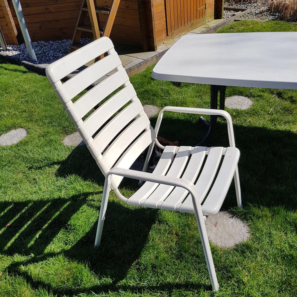 4x Gartenstuhl Metall Weiß in 4470 Enns für 20,00 € zum Verkauf Shpock DE