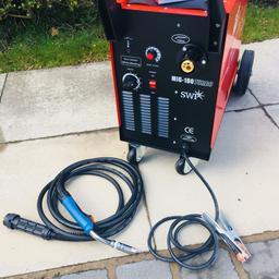 Mig welder 180Amp 240v new will do gas or gasless mig wire comes with new 4mtr mig torch new regular will take 15kg spool & 5kg spool welding wire never used you will get 
5 kilo spool welding wire