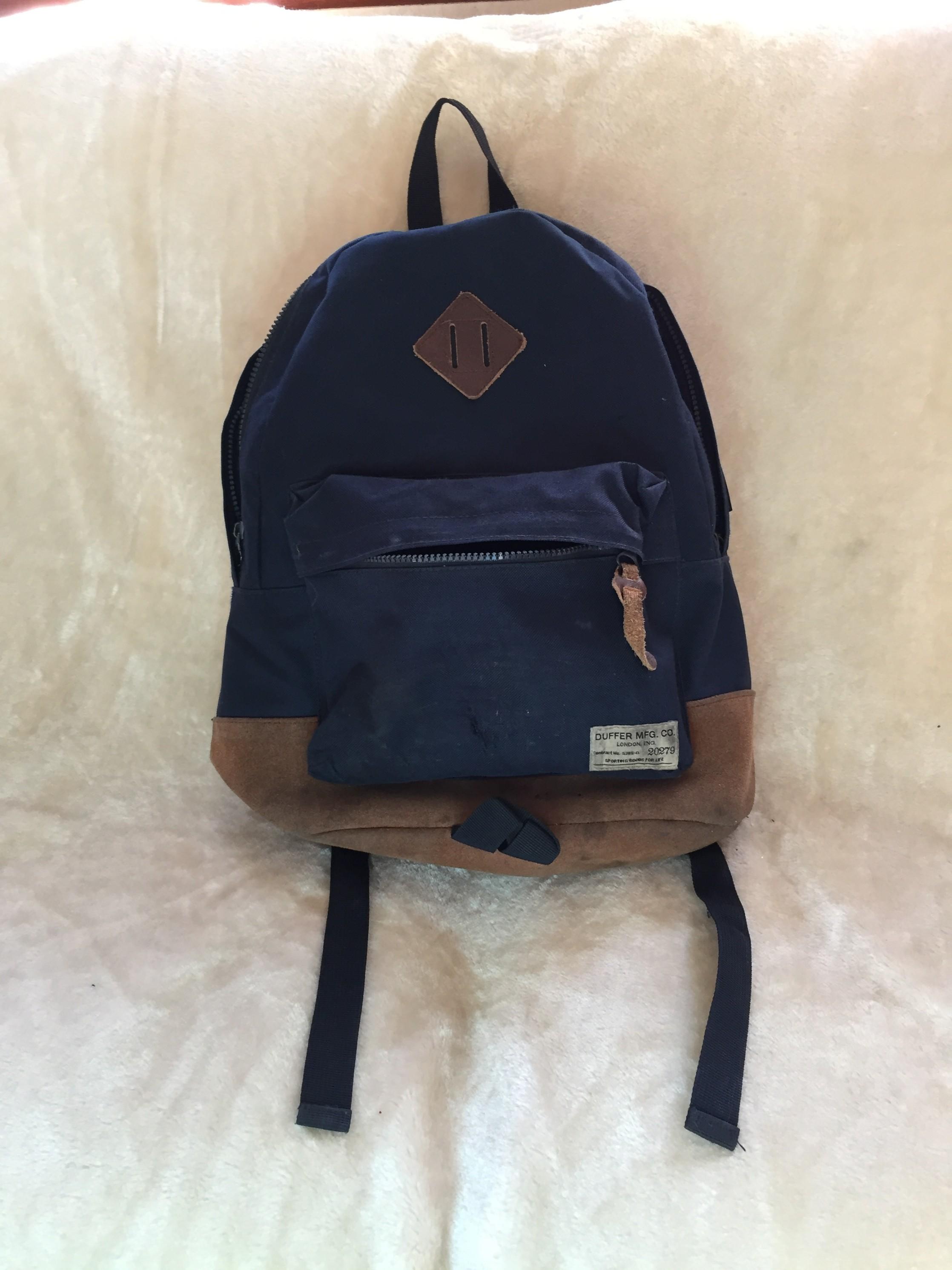 Duffer store mfg backpack