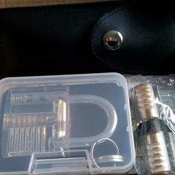 Practice pick lock which helps you understand how locks work..
Brand new and boxed
