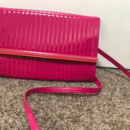 Excellent condition bold pink handbag