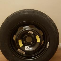 I have for sale a Brand New 195/65 R15 Michelin Energy Tyre.
fitted on a steel wheel from a Citroen C4 2005
Colour Black

I also have part of the kit the spare wheel kit jack brace tow eye unused.