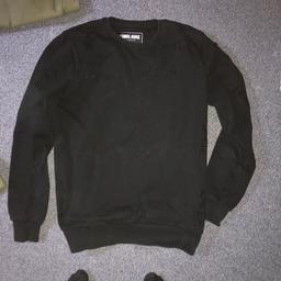 Criminal Damage Sweater Schwarz Größe L
