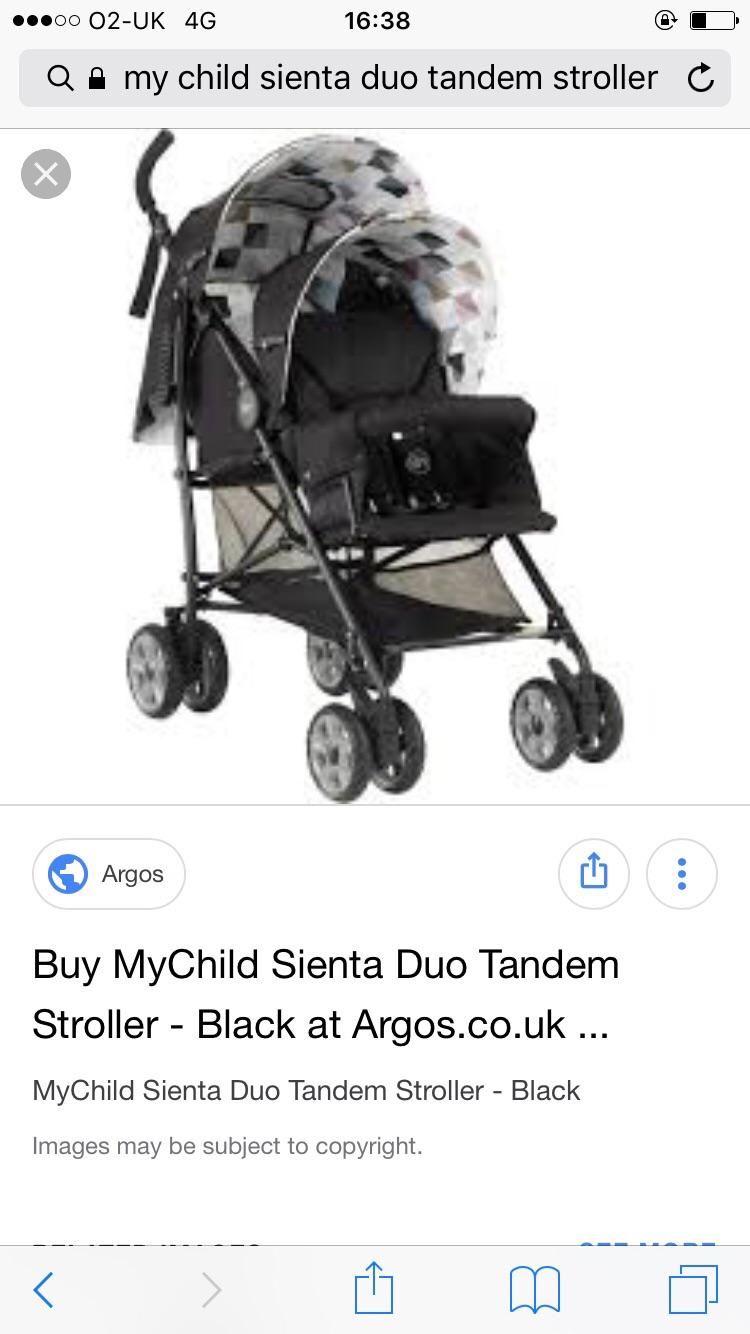 My child sienta duo tandem stroller online