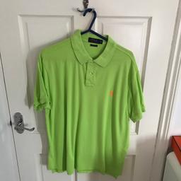 green ralph lauren polo, size XL, bought for around £70, been worn a couple of times, open to reasonable offers