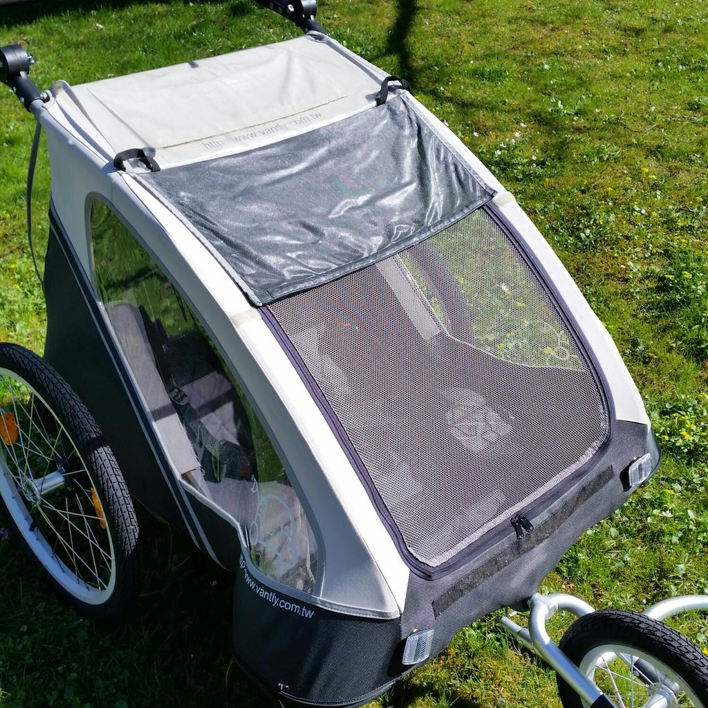 Fahrradanhnger Vantly Jogger 2-Sitzer in 6800 Feldkirch fr 130,00  zum  Verkauf | Shpock DE