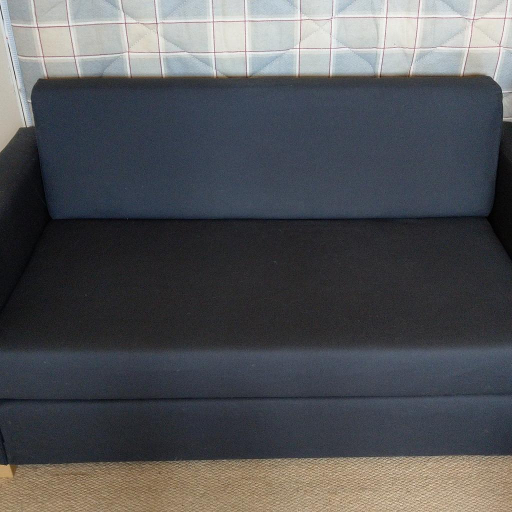 Ikea Ullvi 2 seat sofa bed blue navy in SG2 Stevenage for 45.00 for sale Shpock