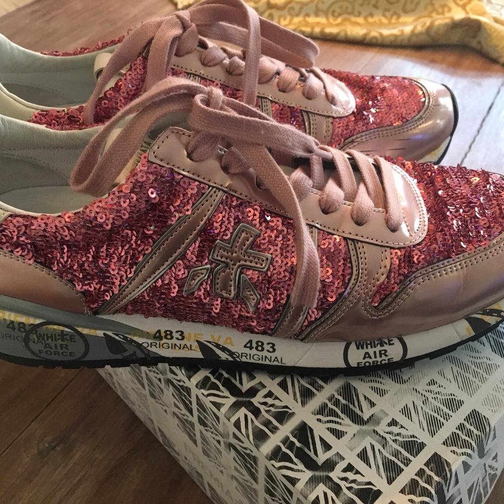 Prematia sneakers Schuhe gr. 40 pink glitzer in 68519 Viernheim für 120