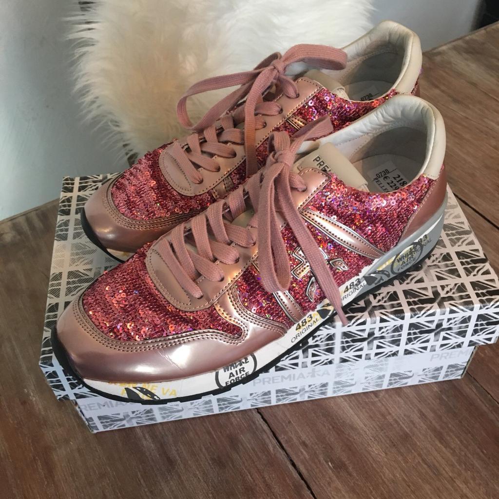 Prematia sneakers Schuhe gr. 40 pink glitzer in 68519 Viernheim für 120