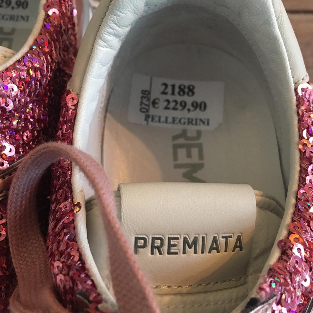 Prematia sneakers Schuhe gr. 40 pink glitzer in 68519 Viernheim für 120