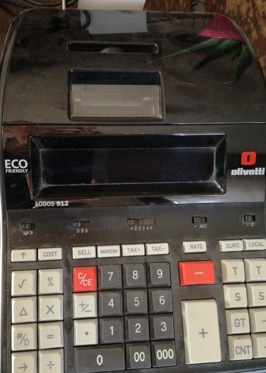 Calcolatrice da da office Olivetti Logos 912 in Cavriago für 9,00 € zum  Verkauf