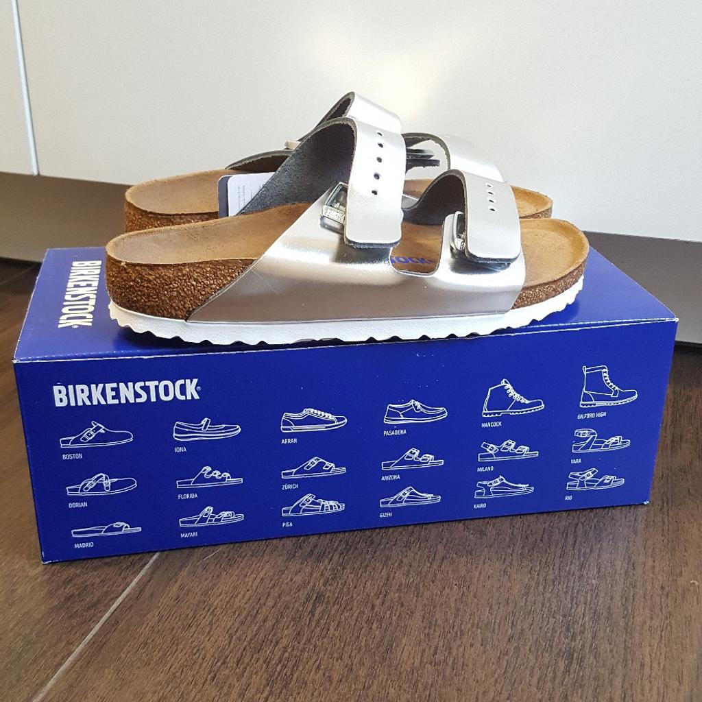 Sirocco clearance silver birkenstock