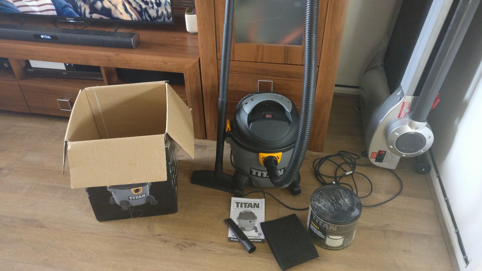 TITAN TTB350VAC 1300W 16LTR WET & DRY VACUUM in Donnington and Muxton