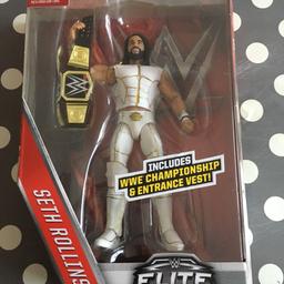Boxed WWE Elite Seth Rollins, never been opened.