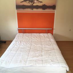 Verkaufe Bett inkl. Lattenrost, Matratze und Matratzenschoner! 

Größe: 1,40m mal 2,00 m
