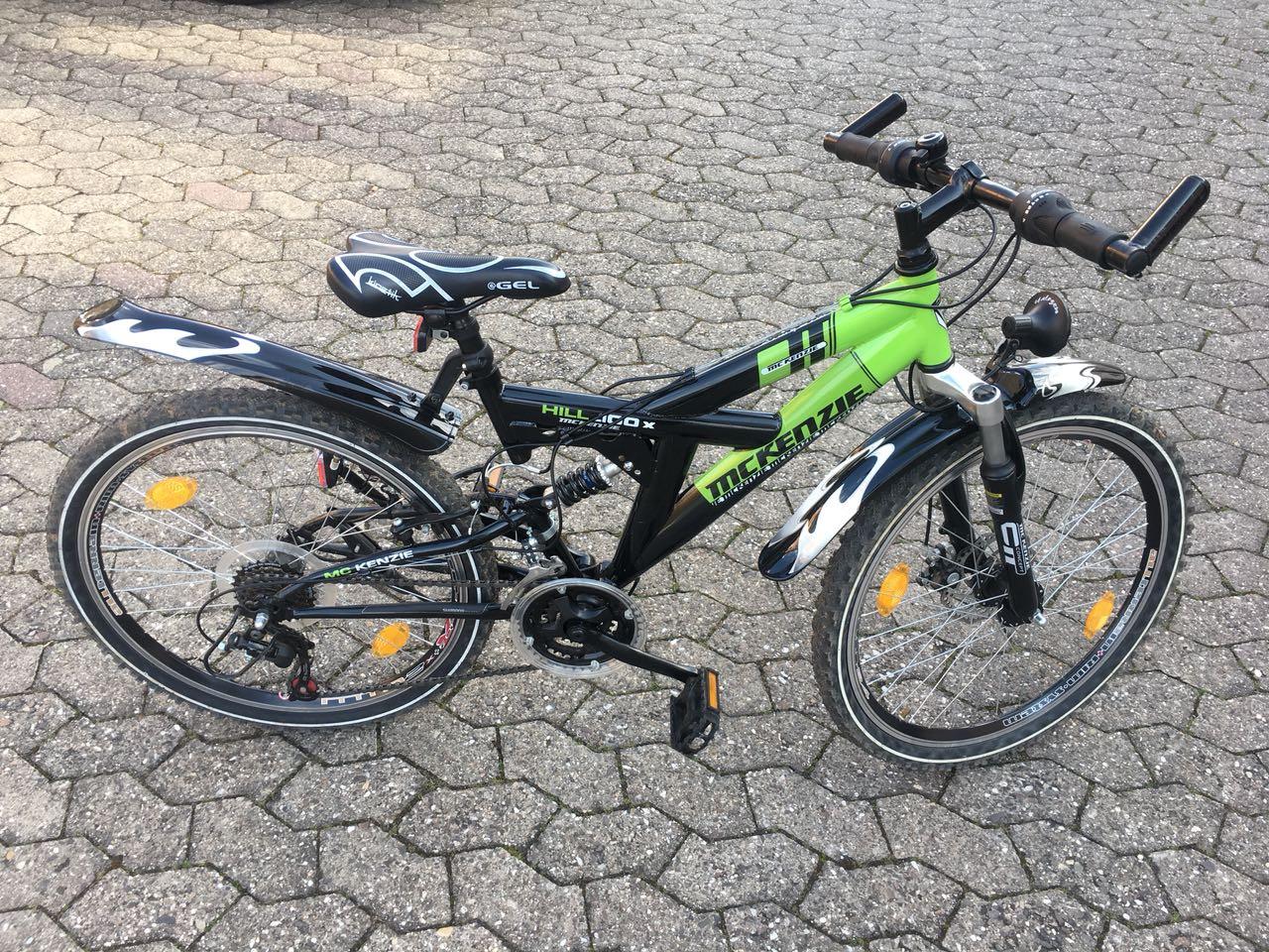 zodiac fahrrad 24 zoll KS Cycling Kinder-Mountainbike Fully 24'' schwarz-grün RH 38 cm Sport & Freizeit Bulls Cross Rider Evo ship_fee_flatrate_19 Länge Schloss:6000KA/90 black SH