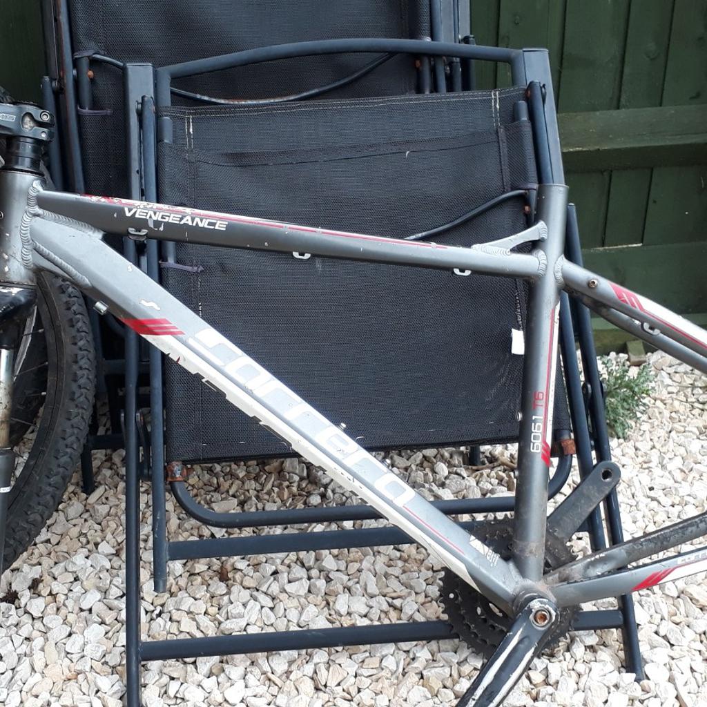 Carrera Vengeance Frame and suspension forks in Walsall for 20.00