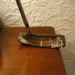 PING ZING COPPER PUTTER WITH NEW SUPER STROKE GRIP