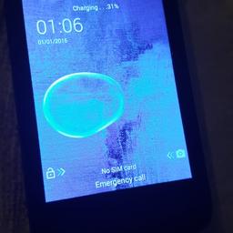 Alcatel pixie 3 

Comes with charger don't know what network it's on
