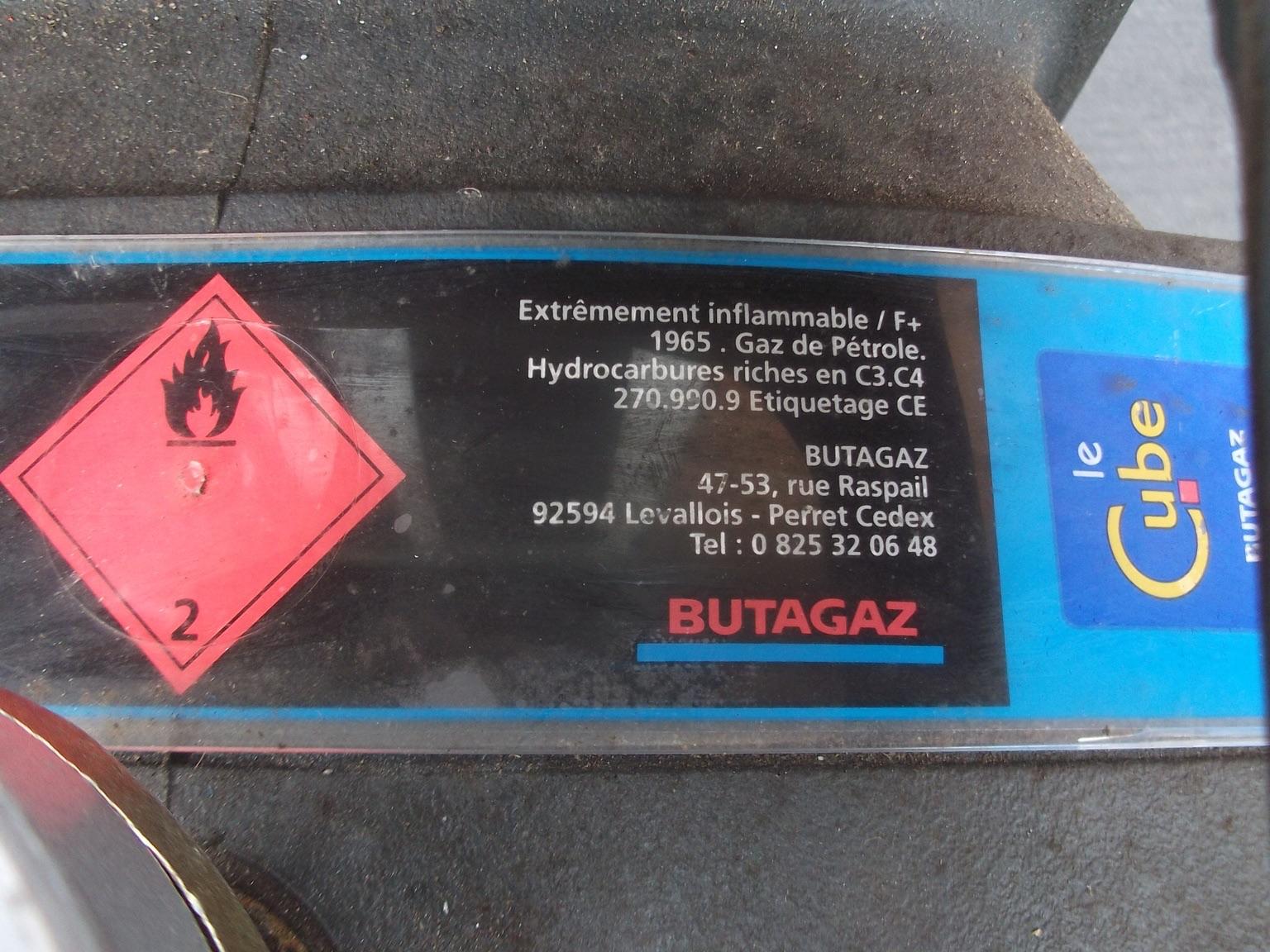 Gas Bottle cylinder Le Cube Butagaz Butane in Doncaster for £9.00 for