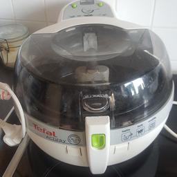 Tefal actifry, no longer use as too big for just me on my own!
Loads of recipes online can cook all sorts on them.
Only need one spoon of oil so much healthier then a deep fat fryer.