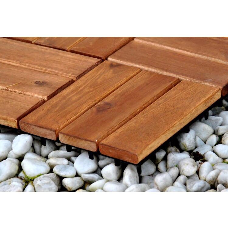 Akazien Holz Klick Fliesen Terrasse Balkon in 69126 Heidelberg für 125