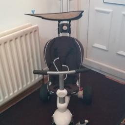 Smart trike for sell used but in good condition. Selling as my little boy has grown out of it.